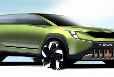 Skoda Vision 7S, The First Exterior Teaser