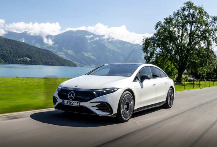 Mercedes-Benz EQS: range and fast charging review