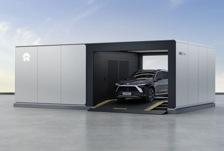 NIO Battery Swap Scale in Europe With 1000 Stations
