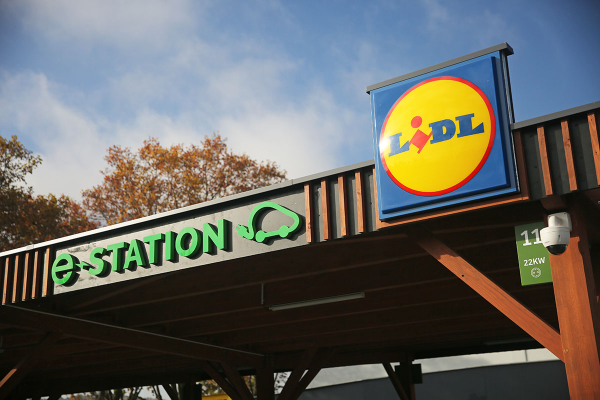 Lidl: A promotion on electric vehicle charging with the Lidl Plus app
