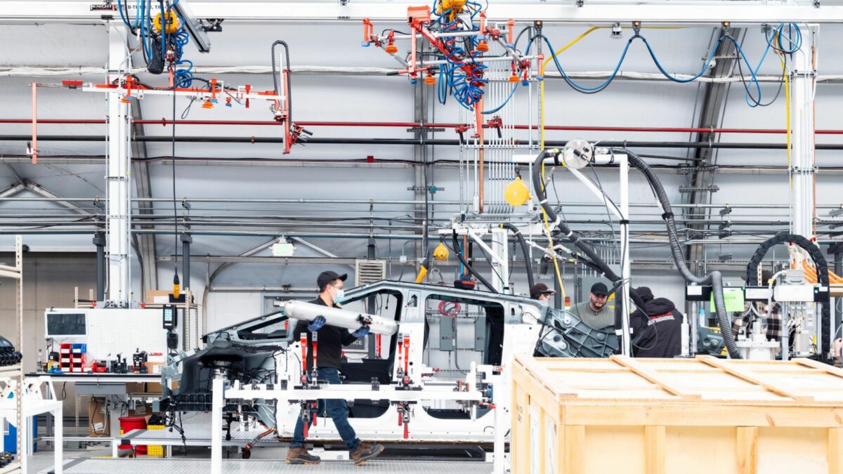 Tesla Cybertruck alpha factory Texas