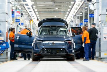 Volvo finally launches production of the large electric SUV EX90