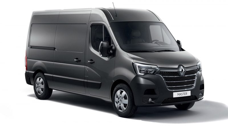 TOLV converted to electric, the 'old' Renault Master.